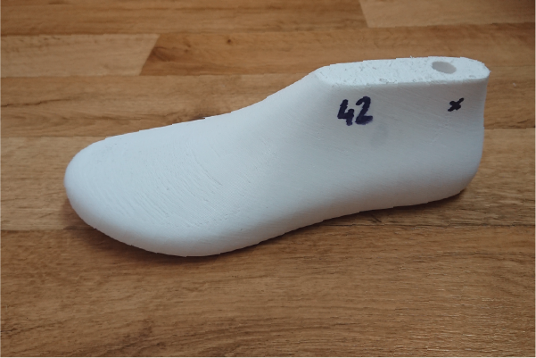 3D tištěné obuvnické kopyto